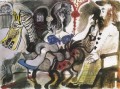 Jinetes del circo 1967 Pablo Picasso